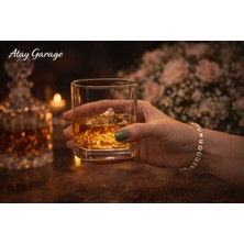 Atay Garage 2 Adet Yüksek Kaliteli 3D Dağ Görüntülü Viski Kokteyl Bardakları