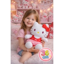 Toyfest Peluş Hello Kitty Elbiseli Kurdeleli 36 cm - 1 Adet