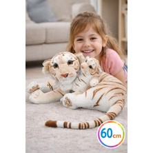 Toyfest Kaplan ve Yavrusu Peluş 60 cm