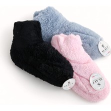 Slayt; Pelüş Ev Çorabı, Asorti 3'lü Set