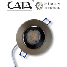 Bilfold Ct 5252 Cata 7W Satin Gövde LED Spot Armatür Beyaz Işık 6400K