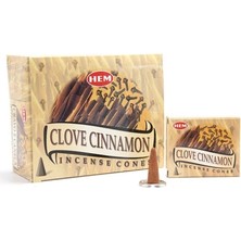 Bilfold Clove Cinnamon Aromalı Konik Tütsü