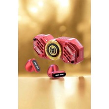 Bilfold Kırmızı Kablosuz Bluetooth Kulaklık Stres Çarklı Oyuncu Kulaklığı