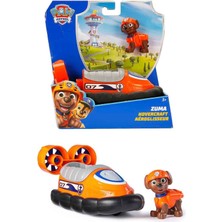 PopŞeker Paw Patrol Zuma Figürü ve Hovercraft Kurtarma Aracı – 17,5 cm Su Kurtarma Aracı ve Hareketli Zuma Figürü