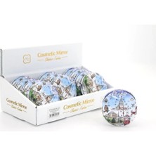 Bilfold Taşlı Istanbul Tasarımı El Aynası Kalın Model 5