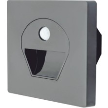 Bilfold Noas YL69 1522 1W Füme Kasa Sensörlü Koridor Aydınlatması 3200K Gün Işığı