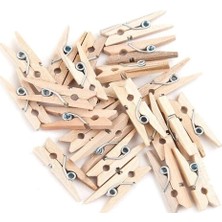 Bilfold Ahşap Mini Ham Mandal 100 Adet