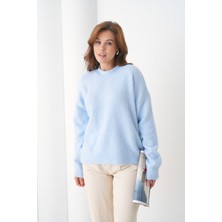 Kadın Bisiklet Yaka Triko Kazak // V8692