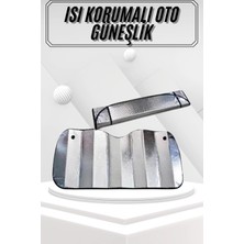 Bilfold Güneşlik Koruyucu Perde Metalize Oto Araç Araba Güneşliği Ön Cam Güneşliği