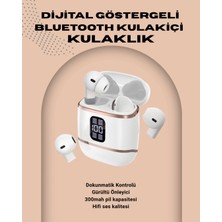 Bilfold Kulakiçi Bluetooth Kulaklık V5.3 – 4’lü Set, Dijital Ekranlı, Gürültü Engelleme