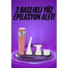 Bilfold Tüm Cilt Tipleri Için 3 Başlıklı Yüz Çene Kıl Tüy Alma Tüm Cilt Tiplerine Uygun