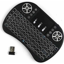 Bilfold Kablosuz Türkçe Q Klavye Rgb Işıklı Televizyon Ps3 Dokunmatik Mouse