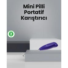 Bilfold Mutfak Için Mini El Mikseri – Kahve, Süt, Krema ve Sos Karıştırıcı