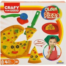 Bilfold Crafy Çılgın Pizza Oyun Hamuru Seti 200 G 10 Parça