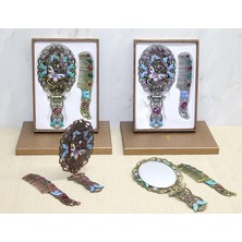 Bilfold Kelebek Katlanabilir Ayna ve Tarak Seti Büyük Boy