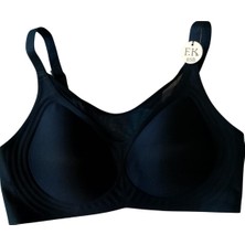 Lazer Kesim Önü Tül Detaylı Çıkarılabilir Pedli Sütyen (F.k LINGERIE1250 B)