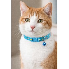 Petesia Tavşan Desenli Dokuma Kedi Boyun Tasması 19X1 cm