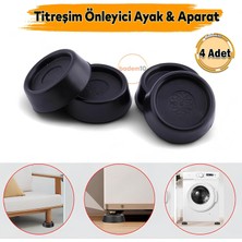 Go İthalat Siyah Çamaşır Makine Titreşim Önleyici Ayak (784)