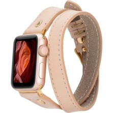 Bilfold Apple Watch Uyumlu Deri Kordon 42-44-45MM Slim Dt Gt Nu1
