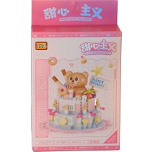 Bilfold LZ8807  Ayılı Kek   Block Oyuncak 370 Parça