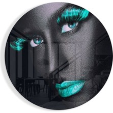 Petmudo AVM Renkli Gözler Cam Tablo | Hediyelik, Dekoratif, Ofis, Mutfak