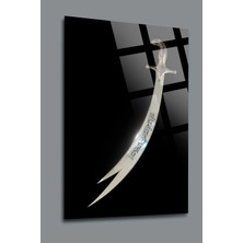 Petmudo AVM Hz Ali'nin Kılıcı Zülfikar 4mm Lüks Kırılmaz Temperli Yüksek Çözünürlüklü Cam Tablo