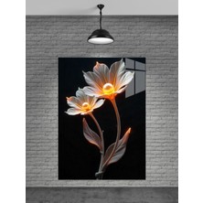 Petmudo AVM Çiçek Cam Tablosu Ev Dekorasyon,balkon Dekorasyonu,dekoratif,duvar Tablo,mutfak Tablo,hediyelik