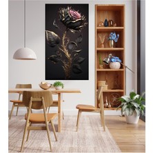 Petmudo AVM Çiçek Dekoratif Temperli Cam Tablo