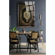 Petmudo AVM Kuran-I Kerim Görseli Dini Islami Kırılmaz Lüks Cam Tablo Ev, Iş Yeri, Ofis Hediyesi