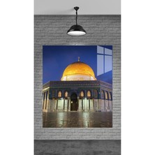 Petmudo AVM Temperli Cam Üzerine Mescidi Aksa Bakısı