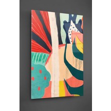 Petmudo AVM Pastel Soyut Cam Tablo