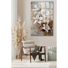 Petmudo AVM Açan Çiçek Cam Tablo Ultra Canlı Renkli Kırılmaz Cam Tablo Ev Hediyesi Ofis Hediyesi