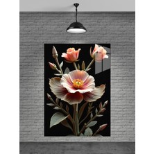 Petmudo AVM Çiçek Cam Tablosu Ev Dekorasyon,balkon Dekorasyonu,dekoratif,duvar Tablo,mutfak Tablo,hediyelik