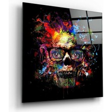 Petmudo AVM Renkli Kurukafa Cam Tablo | Hediyelik, Dekoratif, Ofis, Mutfak