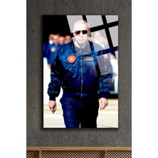 Petmudo AVM Recep Tayip Erdoğan 4mm Kırılmaz Temperli Yüksek Çözünürlüklü Cam Tablo