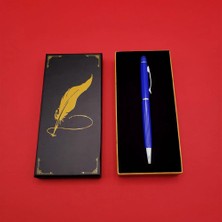 Dekofon Kutulu Mavi Touchpen Tükenmez Kalem