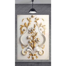 Petmudo AVM Çiçek Dekoratif Temperli Cam Tablo