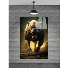 Petmudo AVM Sinirli Köpek 3D Cam Tablosu