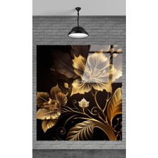 Petmudo AVM Çiçek Dekoratif Temperli Cam Tablo