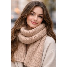 El Örgüsü Moher Yün Ip Kadın Atkı