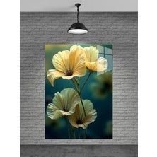 Petmudo AVM Çiçek Cam Tablosu Ev Dekorasyon,balkon Dekorasyonu,dekoratif,duvar Tablo,mutfak Tablo,hediyelik