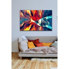 Petmudo AVM Soyut Cam Tablo | Hediyelik, Dekoratif, Ofis, Mutfak