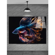 Petmudo AVM 3D Balık Cam Tablo