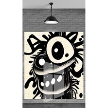 Petmudo AVM Karikatür 1 Temperli Cam Üzerine Tablo Sevgilinize Yılbaşı