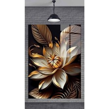 Petmudo AVM Çiçek Dekoratif Temperli Cam Tablo