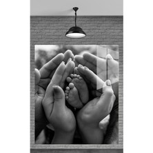 Petmudo AVM Duygusal Aile Fotoğraf Temperli Cam Üzerine Tablo Sevgilinize Yılbaşı Hediye