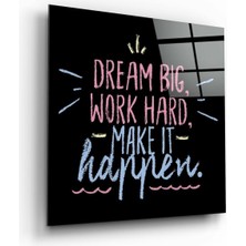 Petmudo AVM “dream Big” Cam Tablo | Hediyelik, Dekoratif, Ofis, Mutfak