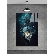 Petmudo AVM 3D Poker Kartı Cam Tablo