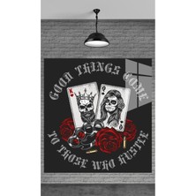 Petmudo AVM Iskambil Kartları Temperli Cam Üzerine Tablo Sevgilinize Yılbaşı Hediye