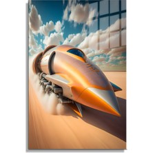 Petmudo AVM Space/uzay Yapay Zeka Özel Tasarım Cam Tablo Ofis, Mutfak Çocuk Odası, Salon 165